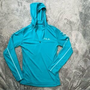 Huk Women's Teal Hoodie